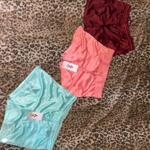 3 women’s active wear shorts